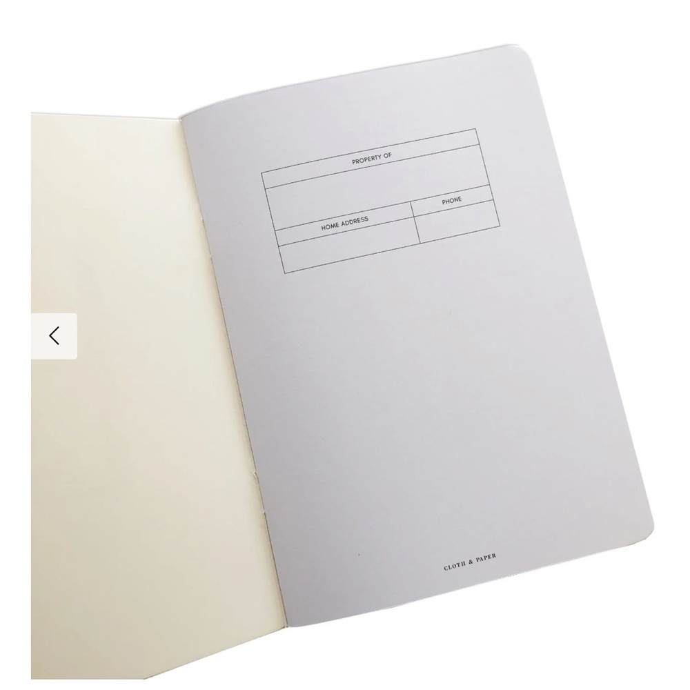 Cloth & Paper Bucket List Notebook - Picture 3 of 9